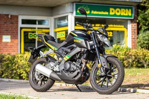 Übungsmotorrad Fahrschule Jokisch Lüneburg